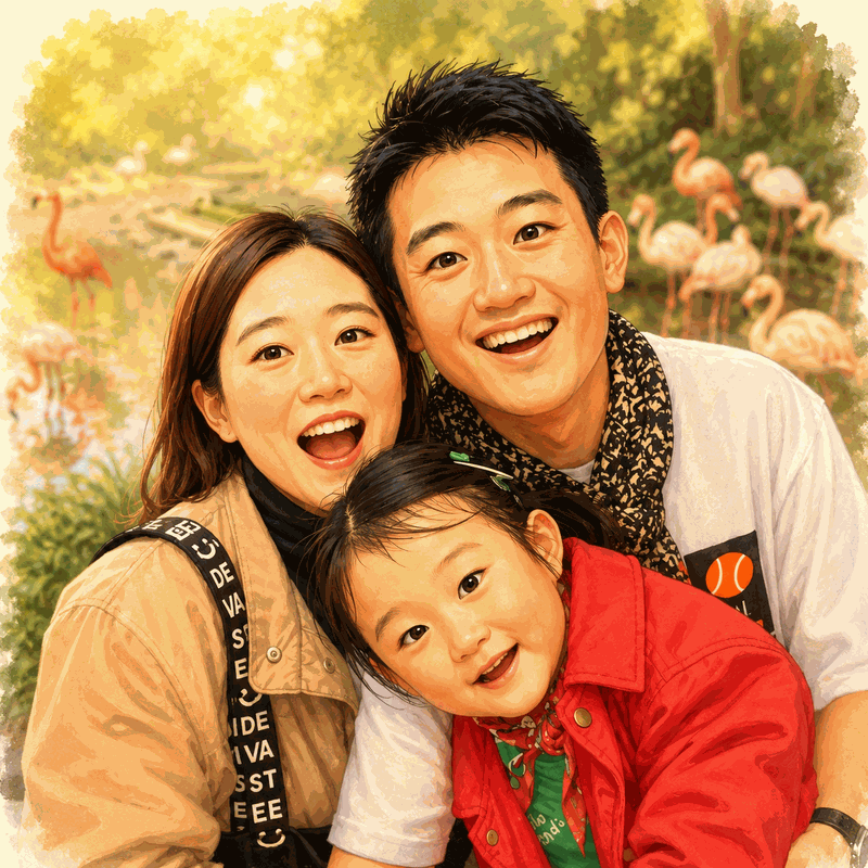 순정민 가족